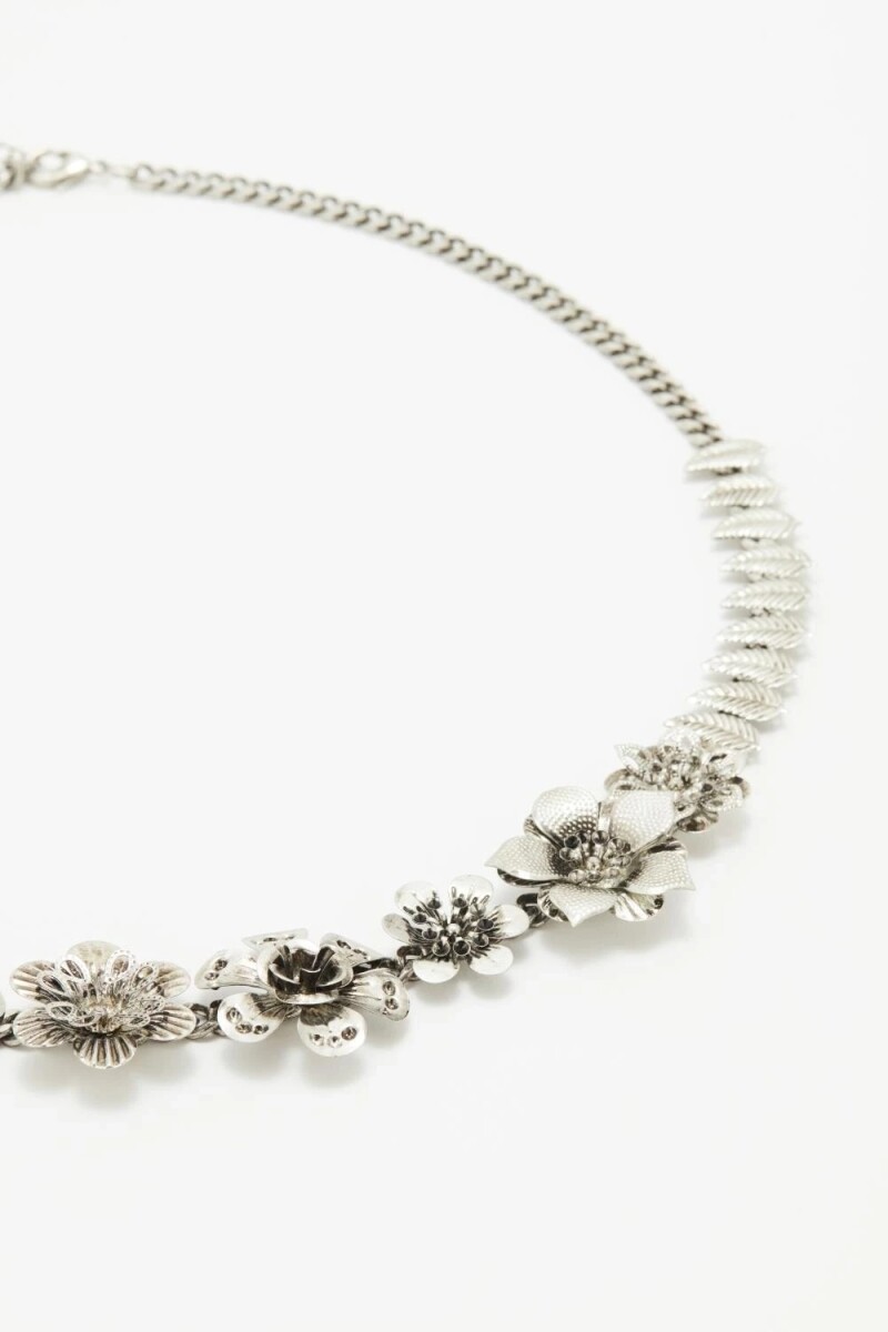 CIN METAL FLOWER Plata