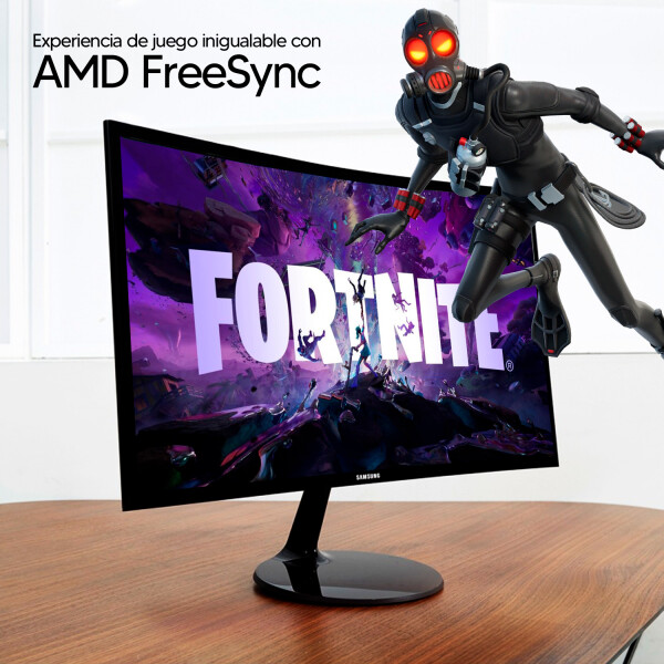 Monitor Samsung Essential 27" Curvo C27f390fh Fhd + Regalo PK MONITOR SAMSUNG 27 CURVO NEGRO+REGALO