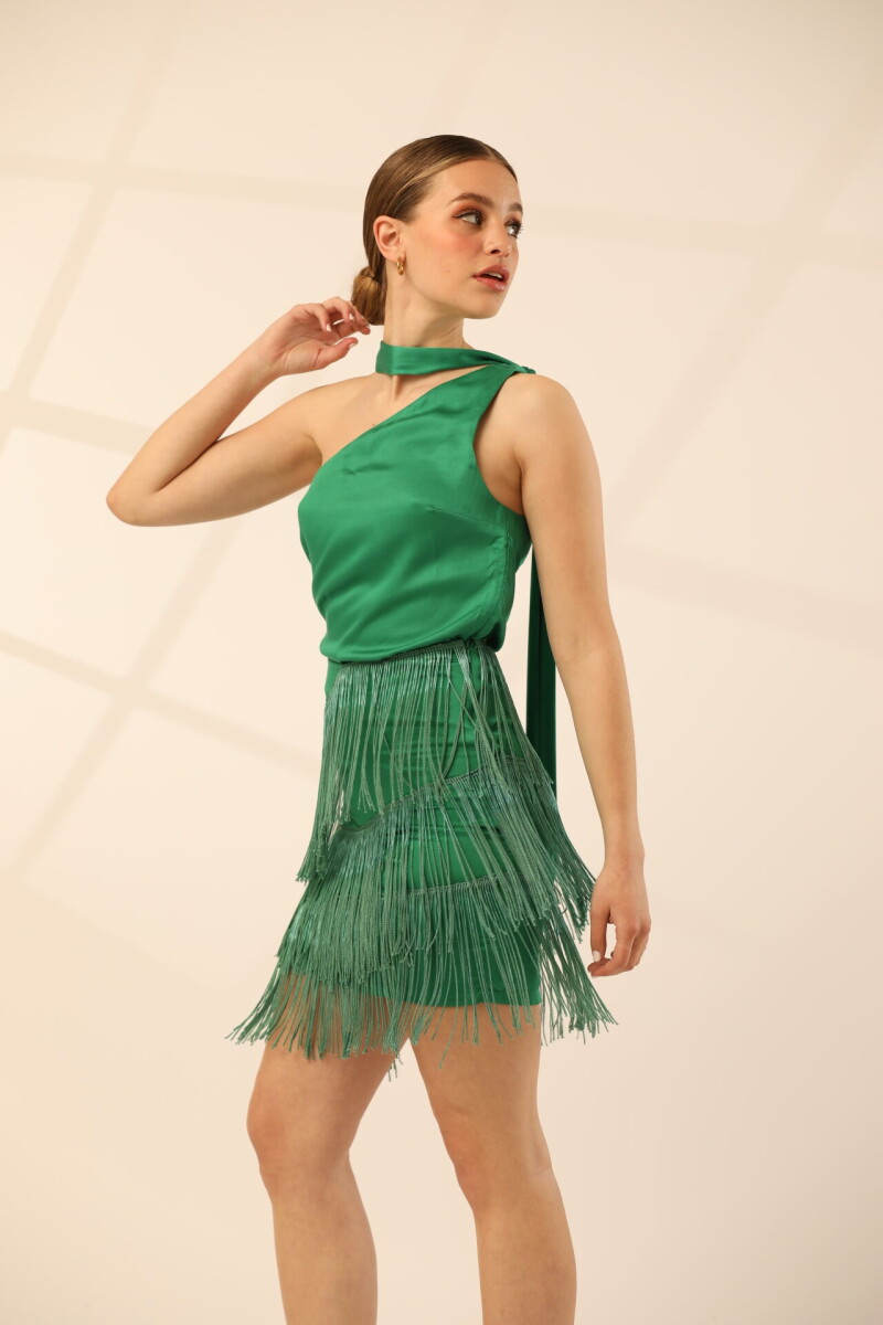 Top One shoulder Verde