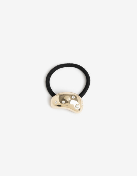 Gomitas Elásticas Strass Gomita Elástica Con Cuff Strass - Dorado
