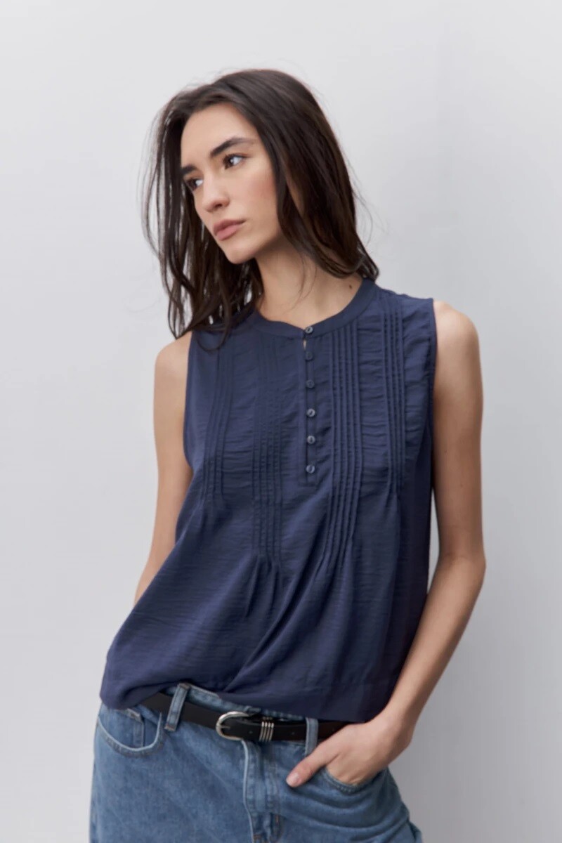 BLUZA D.CASSIN NUPA - AZUL 