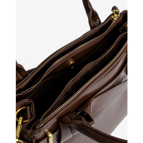 Cartera City Chocolate Marron Suela