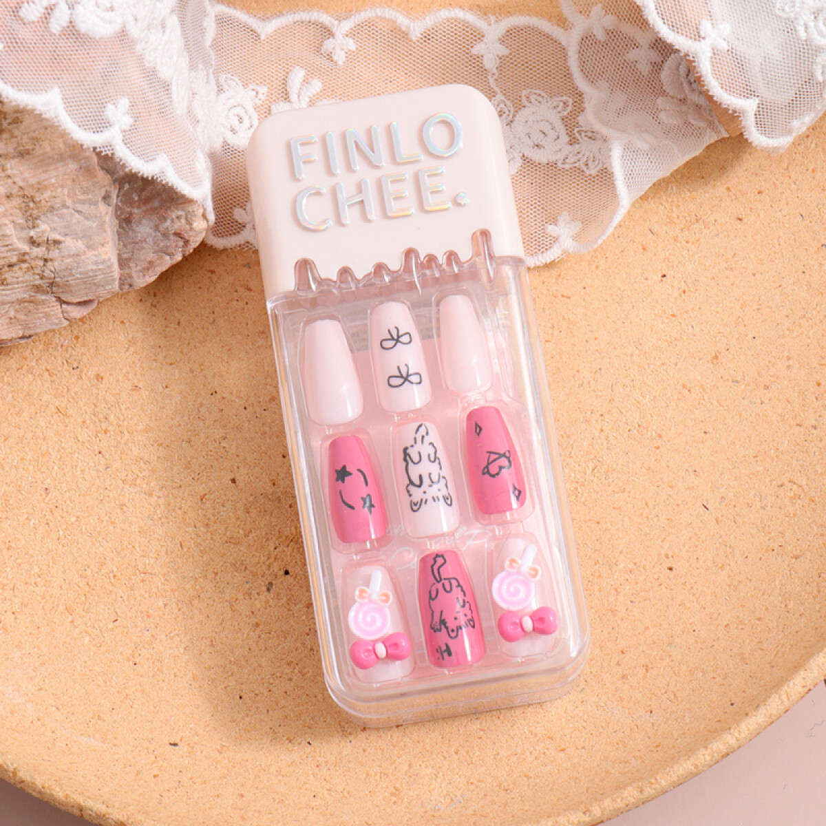 Uñas Postizas - Finlo Chee - 30 Piezas #34 