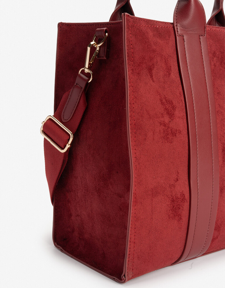 Shopper Cartera Shopper Burgundy - Rojo Burdeaux