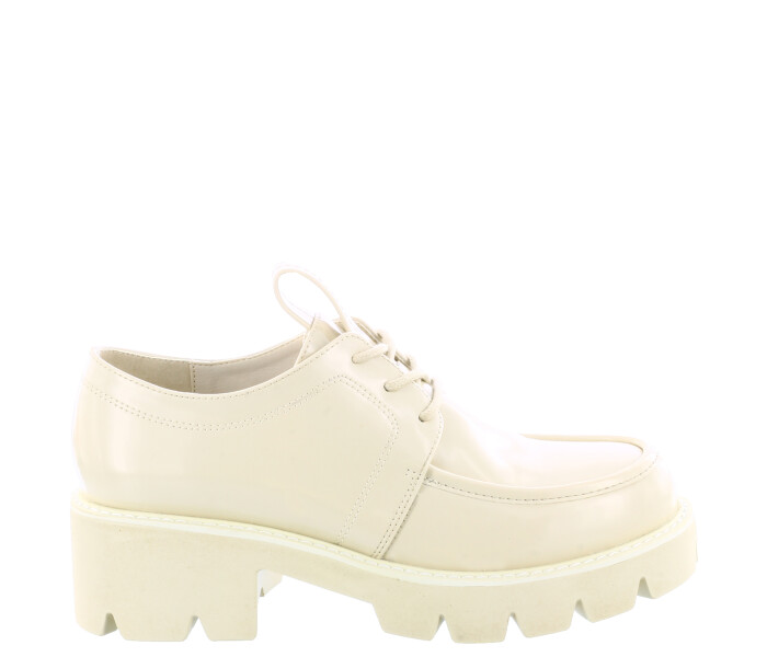 Zapato mocasín TOKYO con taco y plataforma acordo Offwhite