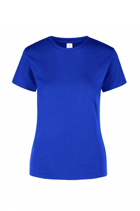 Camiseta a la base dama Azul royal