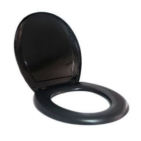 Tapa inodoro Oval plástica Negro Tapa Inodoro Oval Plástica Negro