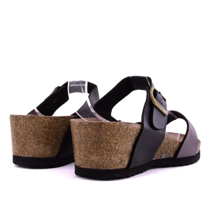 Sandalias - Chill Sunday - Sandalia de Mujer - YF07W Gris Oscuro-negro