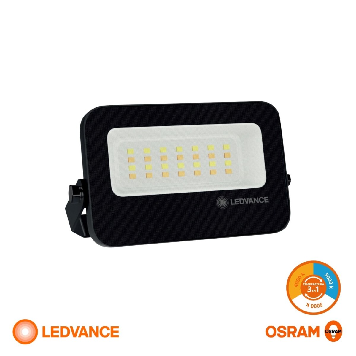 Foco LED LEDVANCE Compact IP66 10W CCT Negro 
