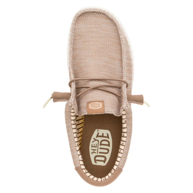 Zapatos Hey Dude Wally Stretch Mesh - Beige Zapatos Hey Dude Wally Stretch Mesh - Beige