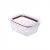 Recipiente Rectangular Dos Broches de 550 ml BORDO