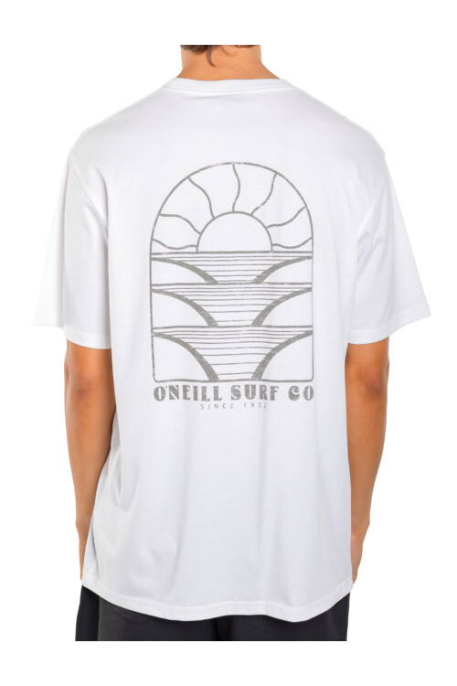 Remera O'Neill Overzized Boxy Horizon Blanco