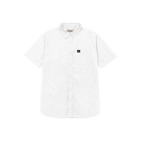 CAMISA CAT MC POPLIN BLANCO 0