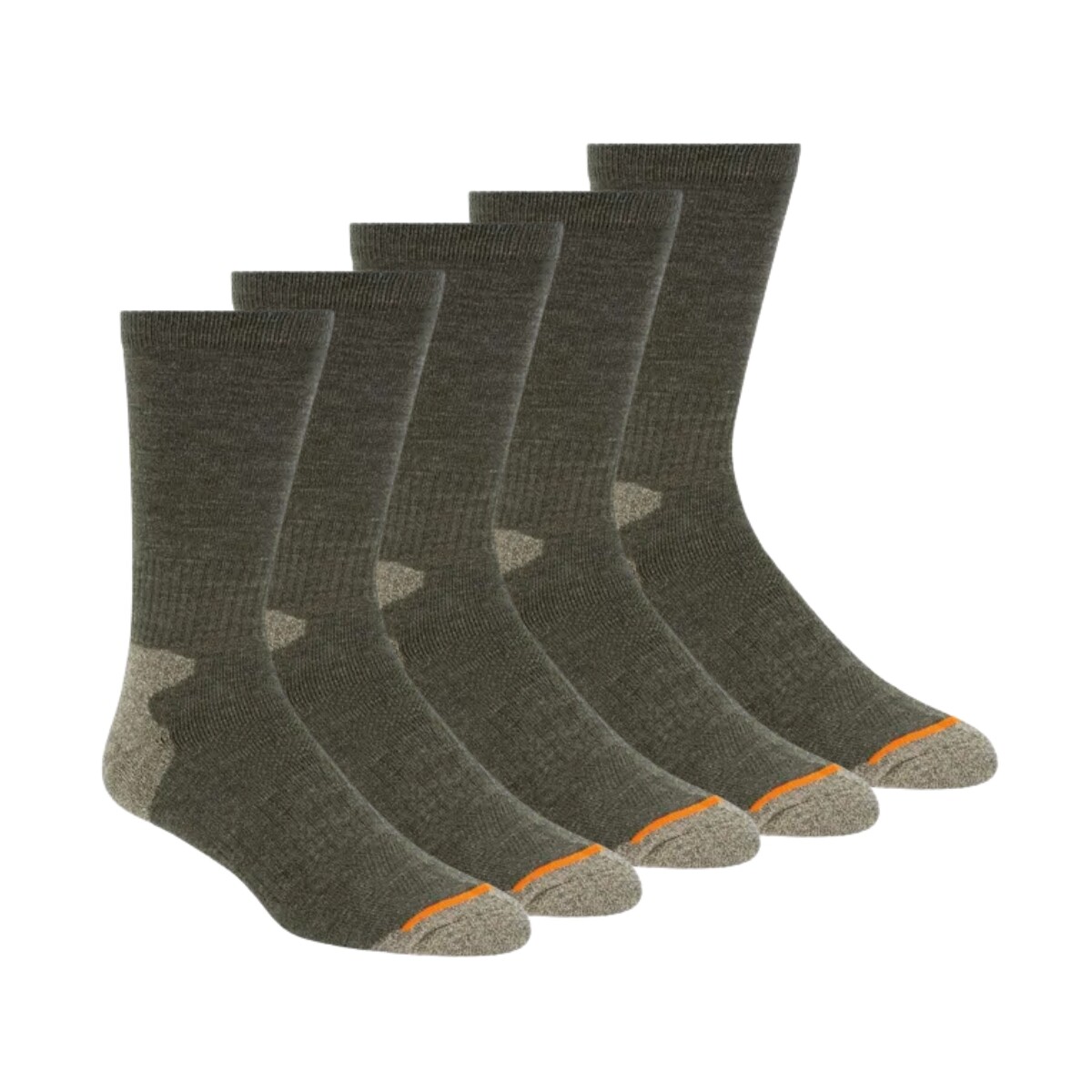 Set x5 medias de lana Weatherproof - Verde 