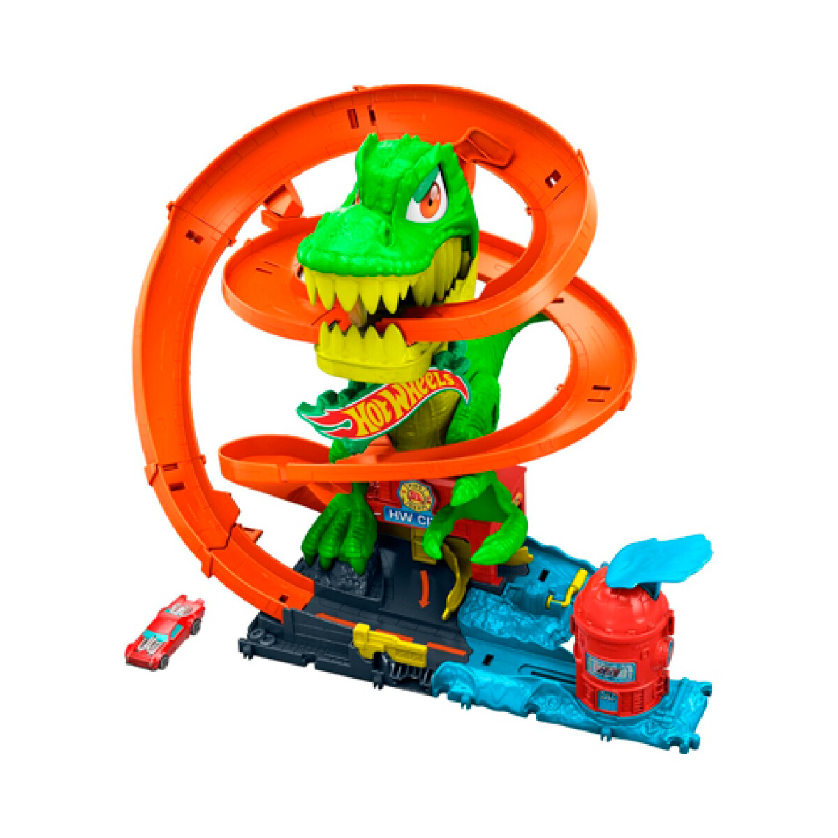 Hot Wheels City Trex Batalla de Fuego 