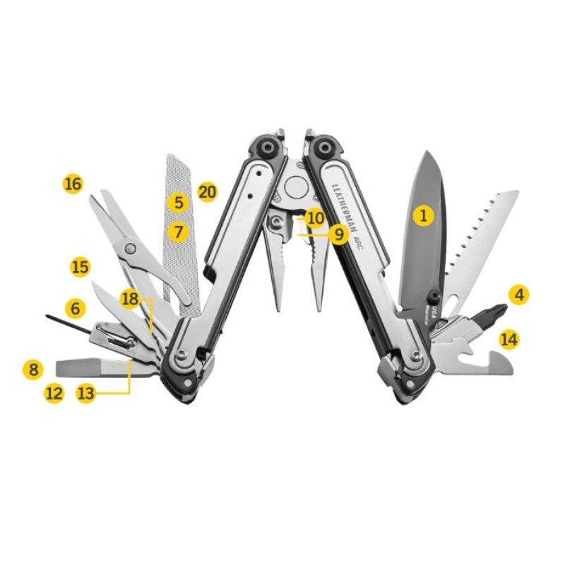 Multiherramienta Leatherman ARC con Hoja MagnaCut FREE® Acceso Una Mano Uso Profesional Outdoor Multiherramienta Leatherman ARC con Hoja MagnaCut FREE® Acceso Una Mano Uso Profesional Outdoor