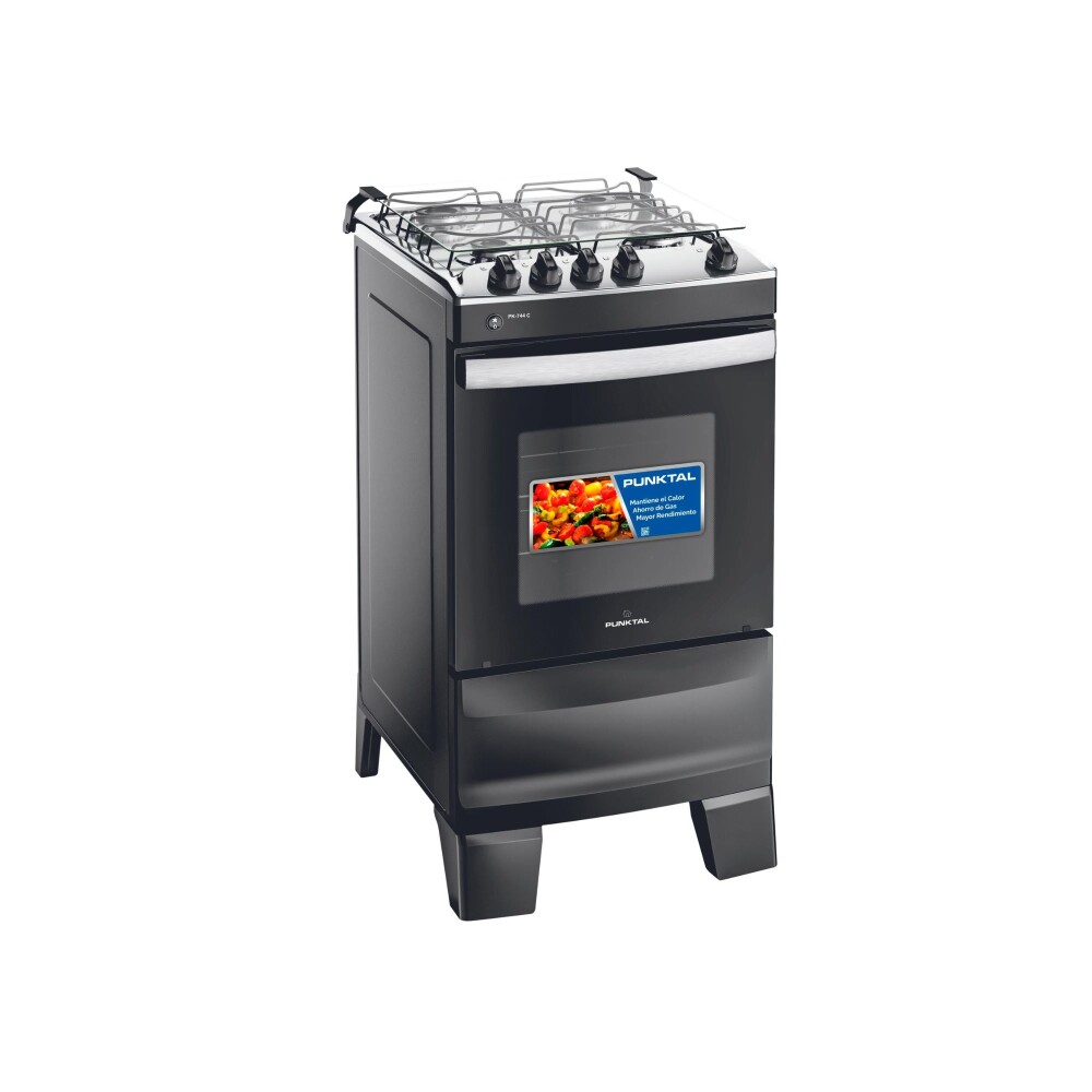 COCINA COMBINADA-GRILL-50Lts.ENCENDIDO-LUZ-PATA ALTA blanco