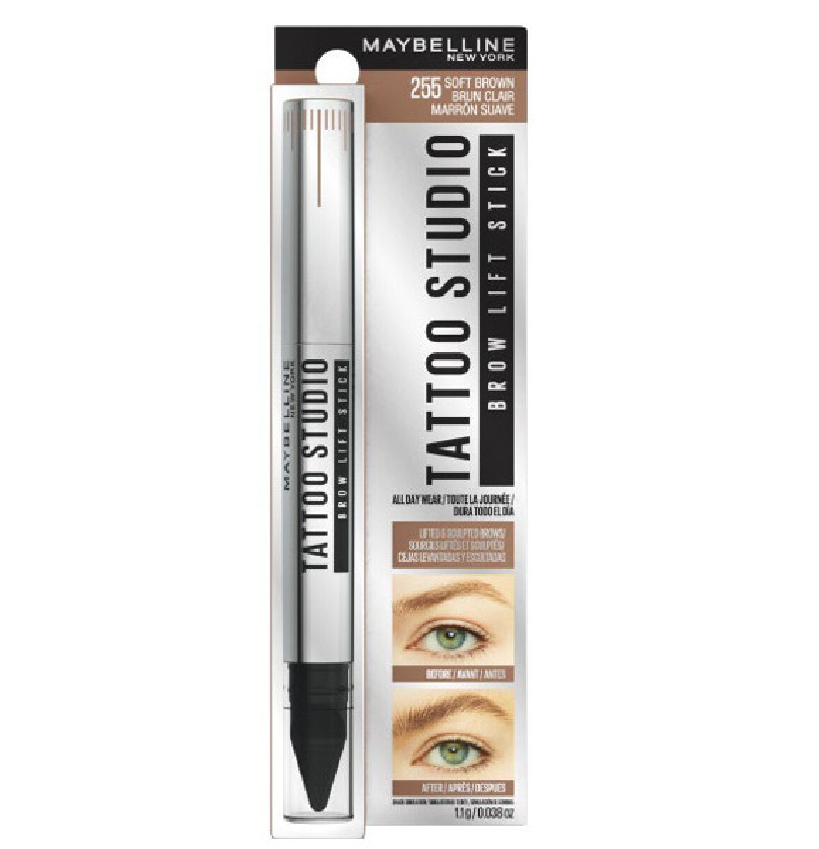 Tattoo Studio Brow Lift Stick N255 – Delineador De Cejas
