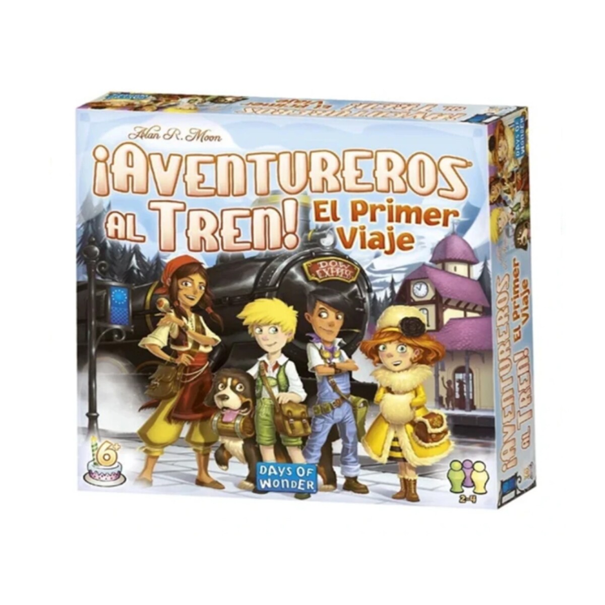 Juego de Mesa Asmodee Aventureros Al Tren Primer Viaje +6 