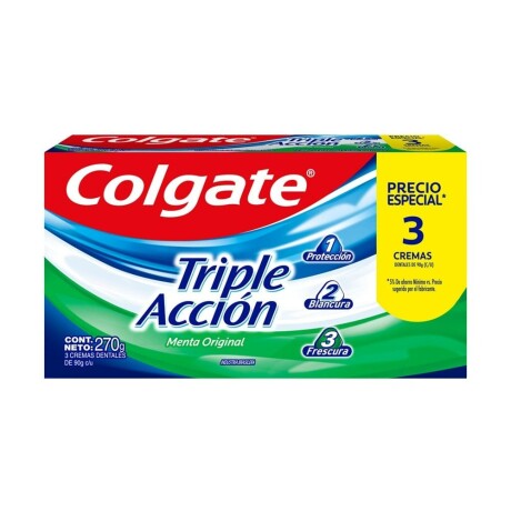 Colgate Triple Acción Pasta Dental 90 G Colgate Triple Acción Pasta Dental 90 G