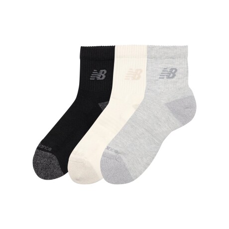 Medias New Balance Unisex - ACTIVE CUSHION -LAS35204AS1 BLACK/WHITE/GREY