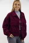Campera Pana Princess Bordo