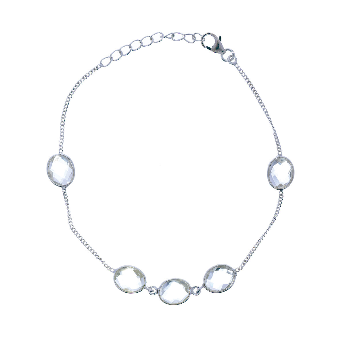 Pulera de plata 925 con Piedra 