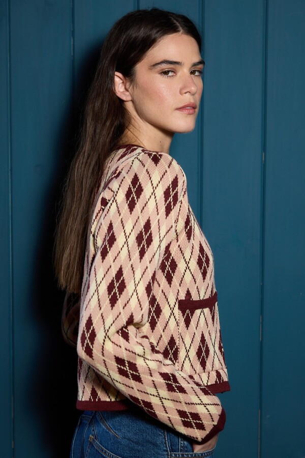 Saco Rombos Renata Rosa