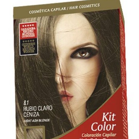 Tinta Kit 317 Varios Colores Rubio Claro Ceniza 8,1