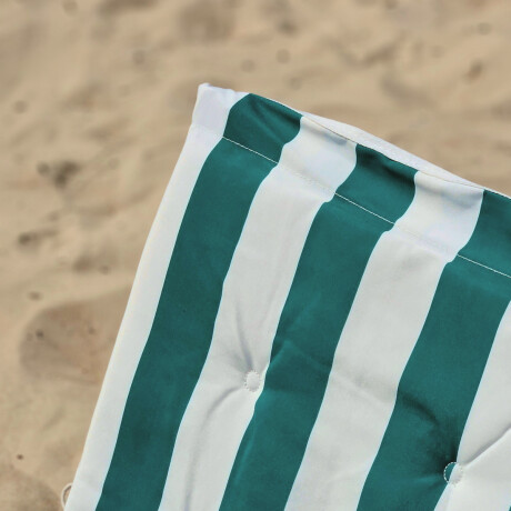 Reposera plegable y acolchada con correa Club Petates Verde