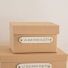 Caja Rotulada Kraft | Chica Caja Rotulada Kraft | Chica