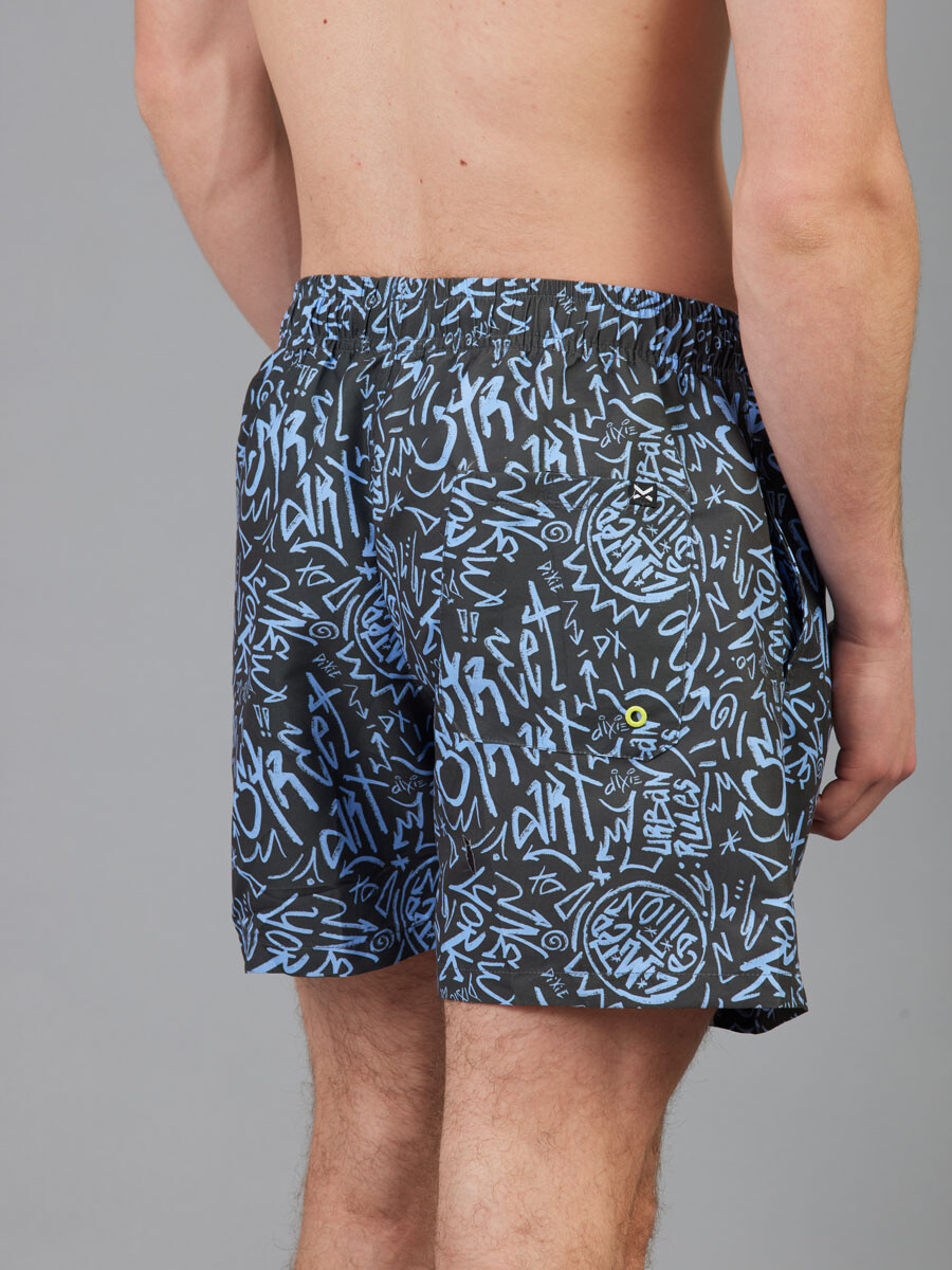 SHORT AKIM DIXIE Gris Oscuro