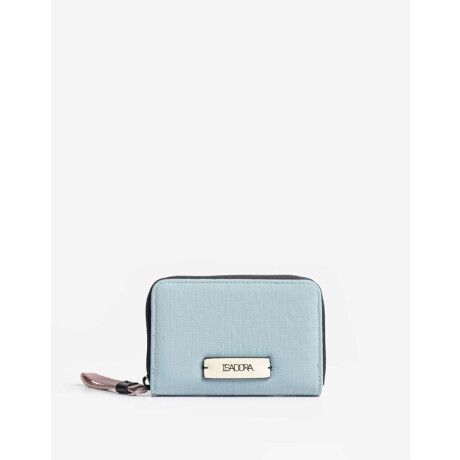 Billetera Zip Round Acqua Claro