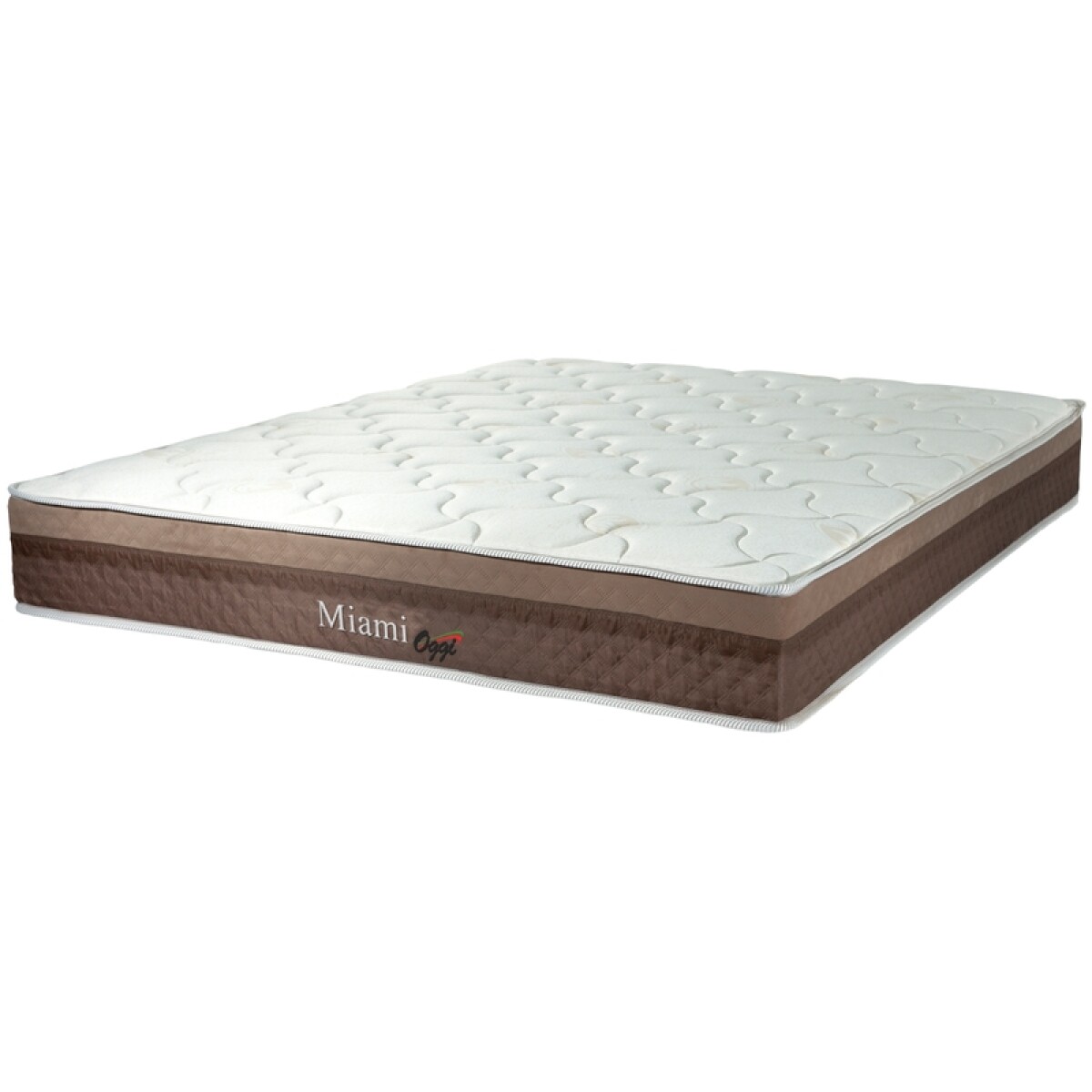 Colchón MIAMI - 2 Plazas - Miami Tela Jaquard -- Resortes Pocket --138x188x25 cm - 120 Kg 