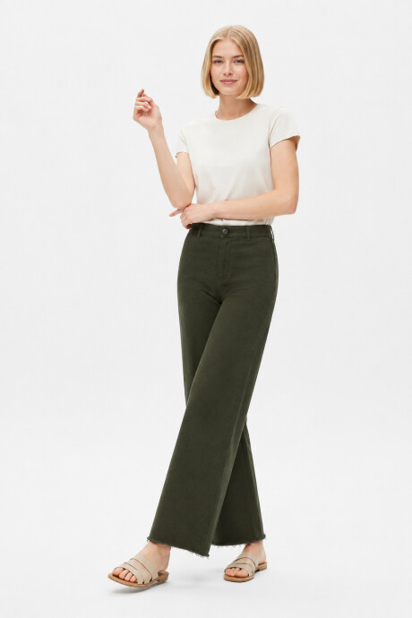 Pantalon Balton Verde Oliva Oscuro