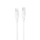 Cable Usb-c A Lightning 1m Silicona Carga Rápida Pd 27w Cable Usb-c A Lightning 1m Silicona Carga Rápida Pd 27w