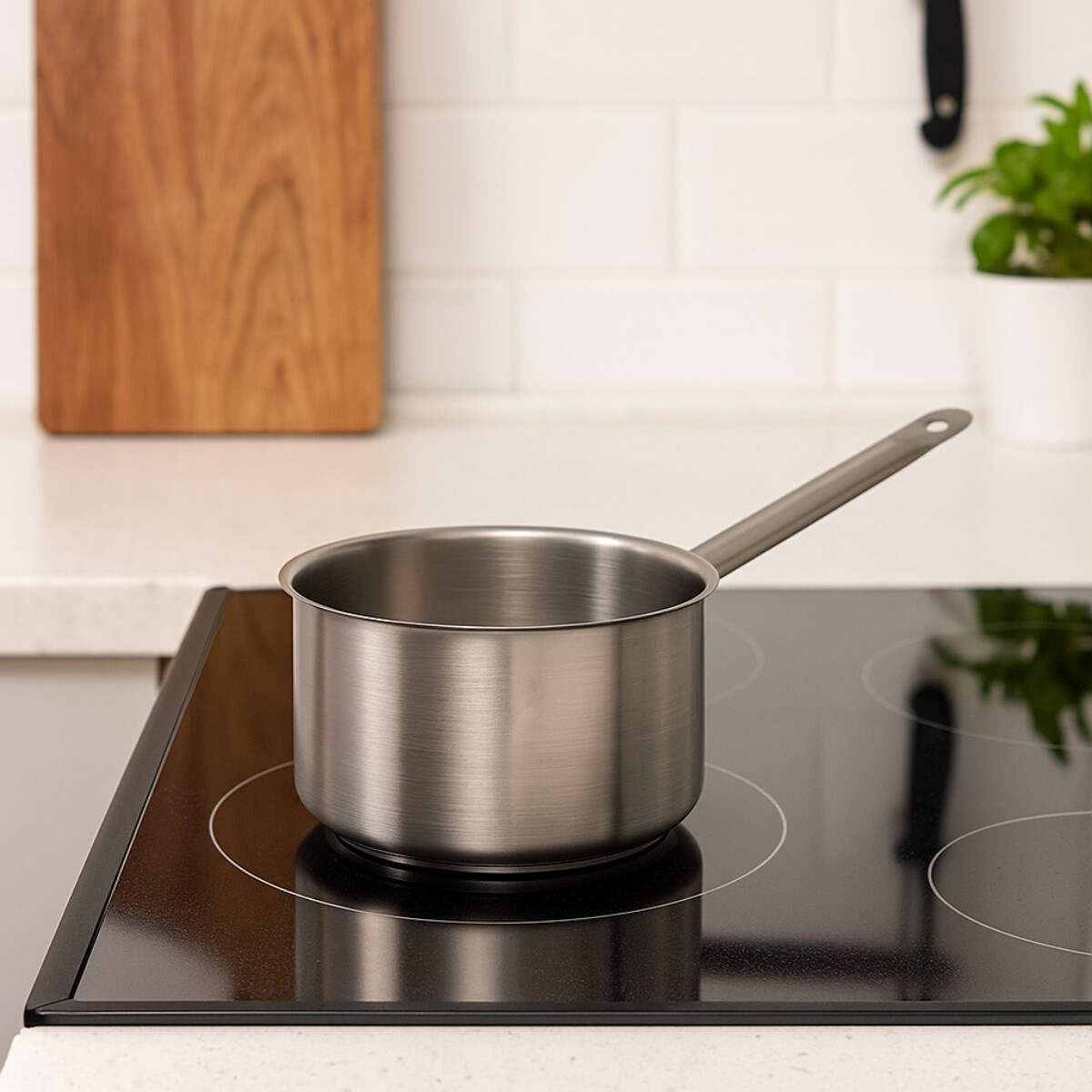 Cazo recto inox 24cm 6.3 lts 