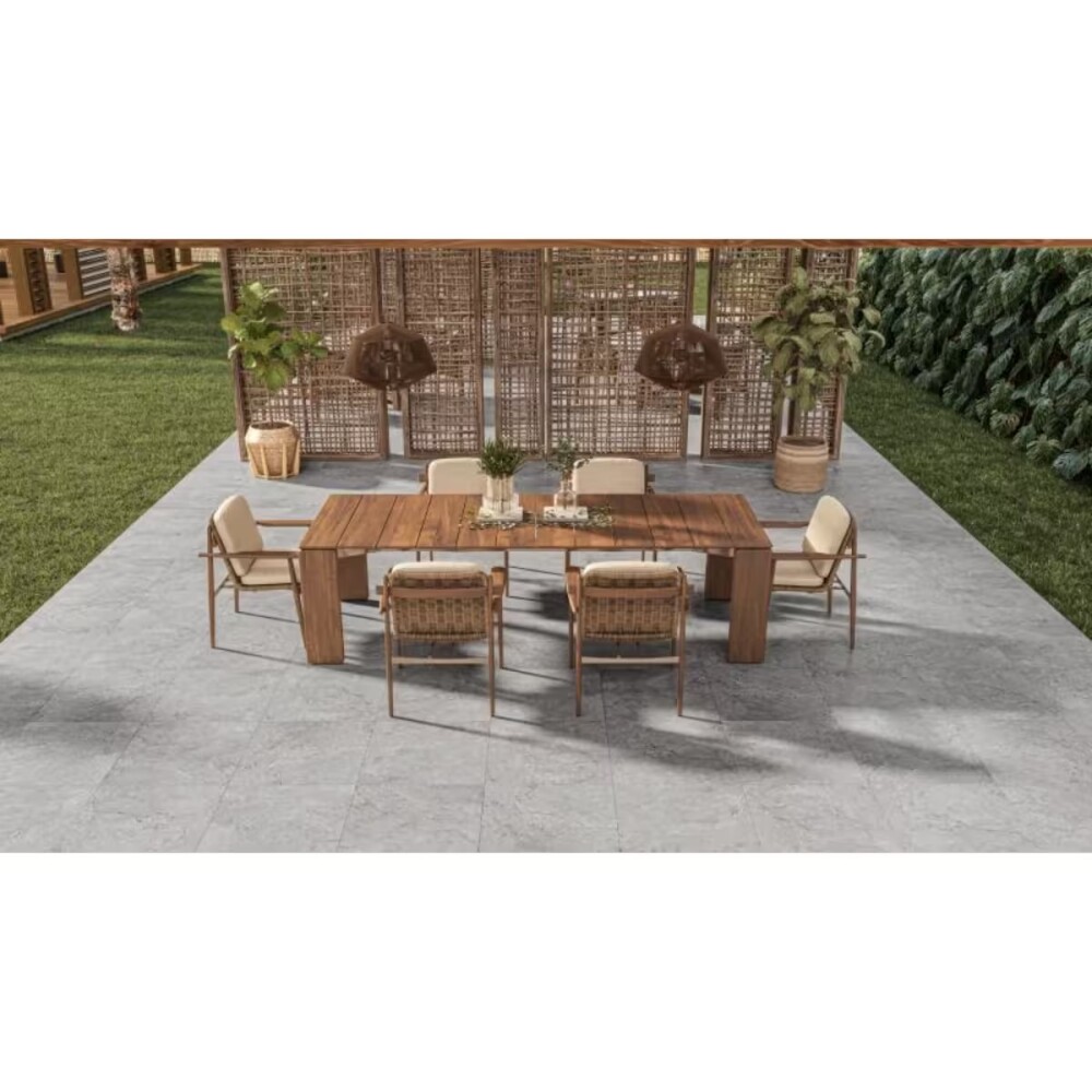 Porcelanato Detroit Grey 61x61 cm Antideslizante, Mate y Rectificado Porcelanato Detroit Grey 61x61 Cm Antideslizante, Mate Y Rectificado