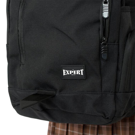 Mochila Liceal Expert Impermeable Viaje Estudiante Negro