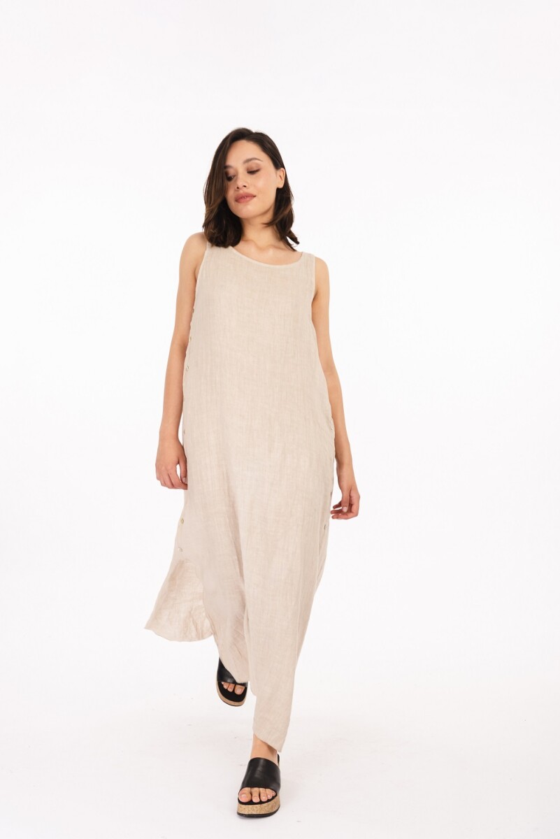 Vestido Slamet - Beige 