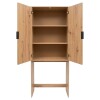ESTANTE ORGA MADERA 190X68X30CM P/BAÑO Unica