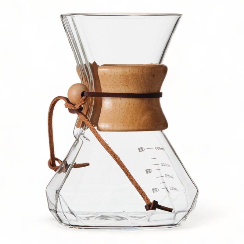 Cafetera Pour Over Borosilicato con Filtro de AC-inox 600ml Sin Color