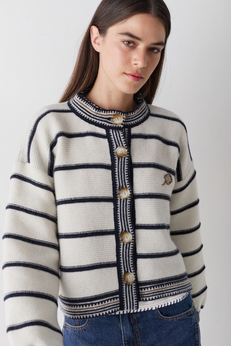 CARDIGAN TERRO TENNIS Crudo