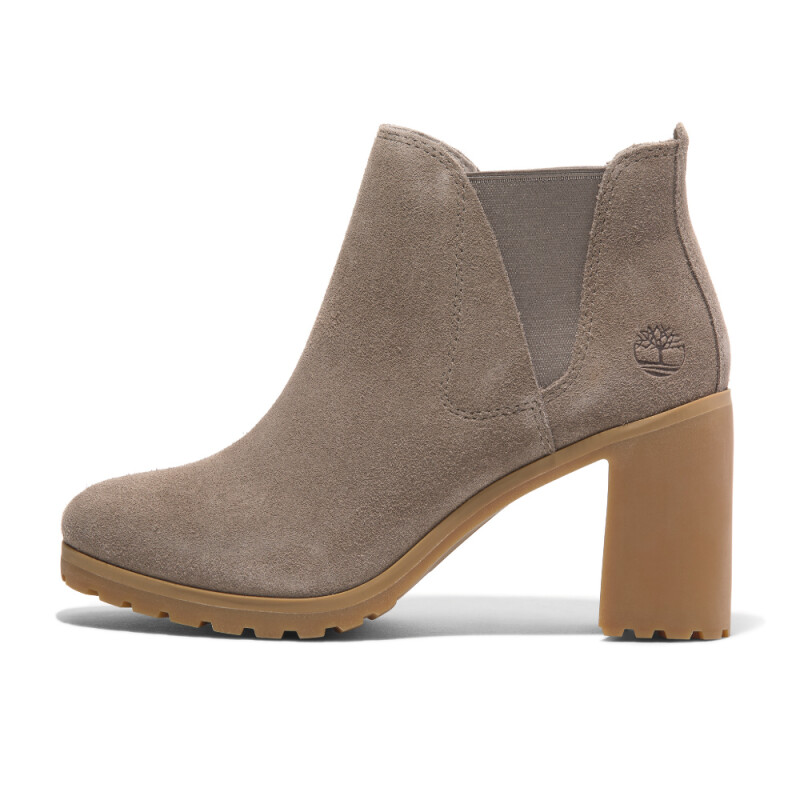 Botas Chelsea Allington Mid Mujer Taupe Suede