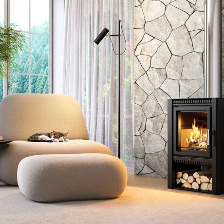 Calefactor a Leña 80 m² Metavila Zurich Z275exp | Doble Combustión Calefactor a Leña 80 m² Metavila Zurich Z275exp | Doble Combustión