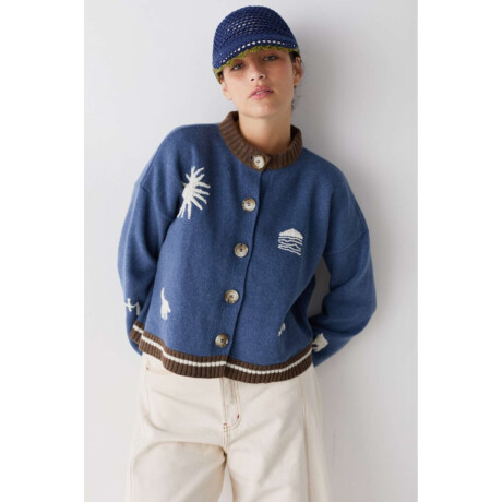 Pre Venta Cardigan Terro Uy Azul