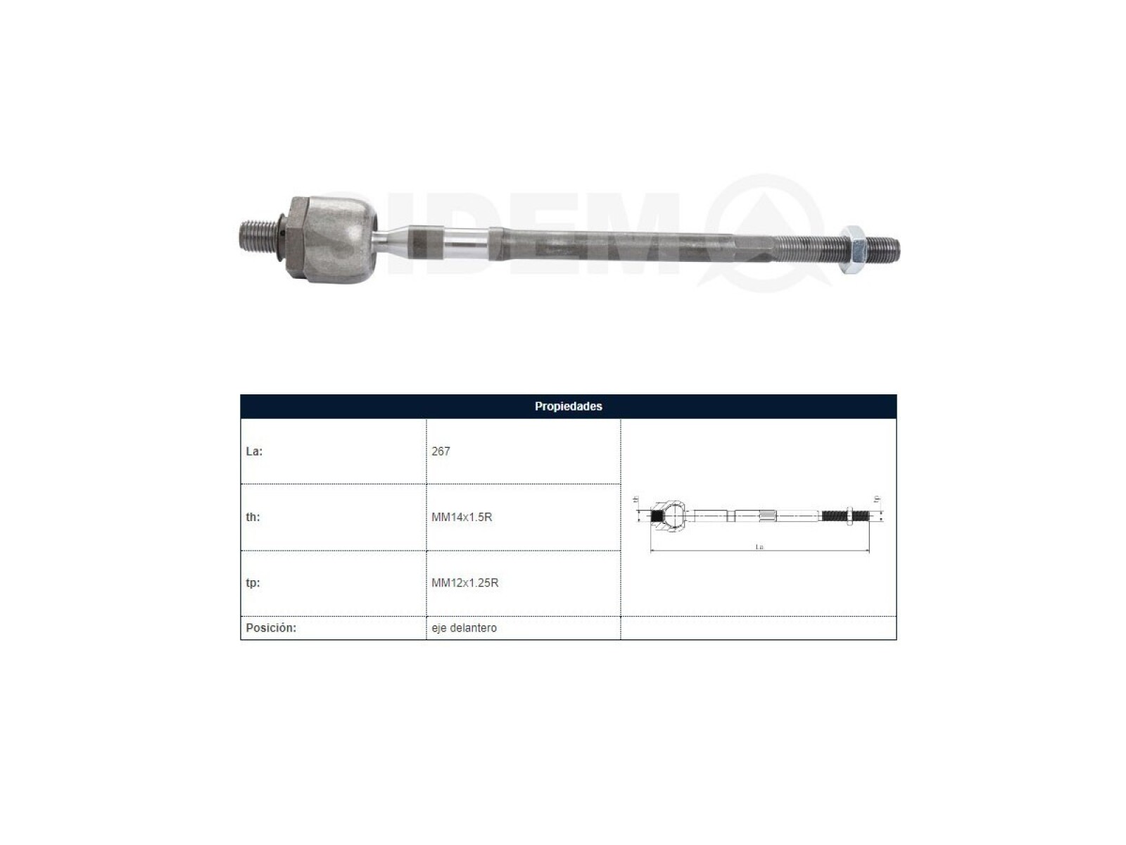 Mate Hyundai Atos 98-25 Der/Izq 