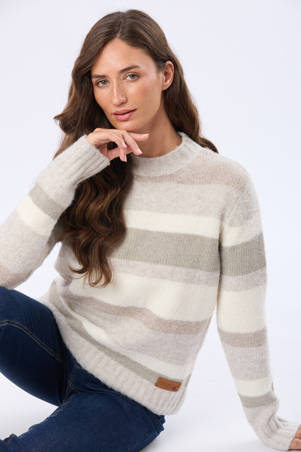 BUZO TEJIDO RAYADO Verde