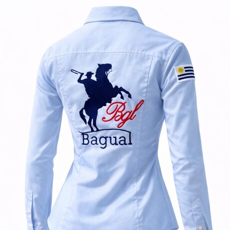 Camisa Criolla Celeste