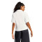 Remera de Mujer Adidas Polo Bordado Essentials Blanco - Verde